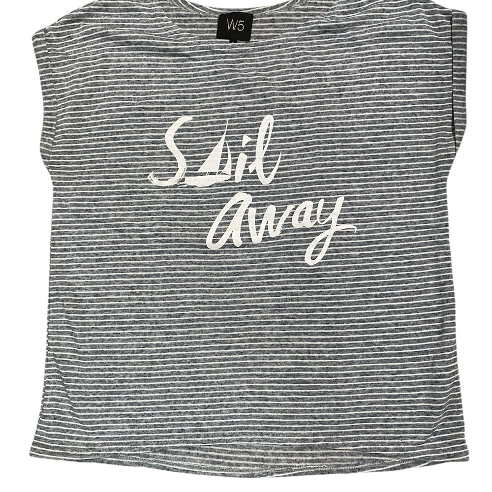 Gray Striped Shirt